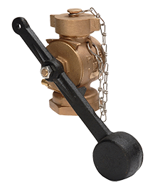 SELF-CLOSING GLOBE VALVE BRONZE WITH COUNTER_WEIGHT FOR SOUNDING PIPES DIN PN 2.5